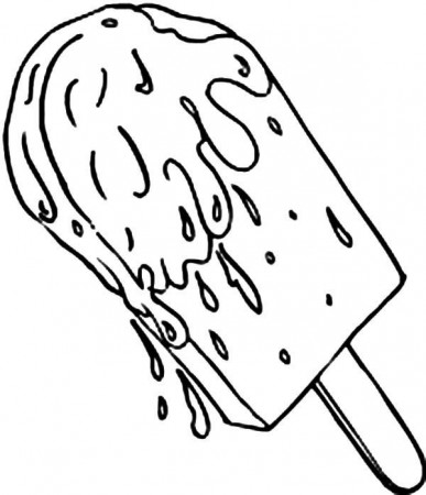 ice lolly coloring pages