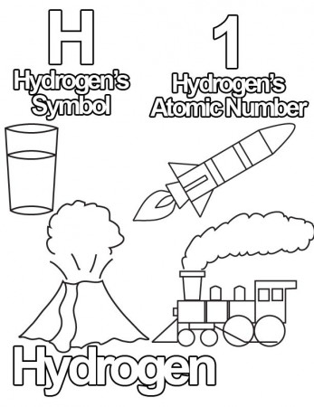 Free Coloring Pages from The Periodic Table of Elements Coloring Book |  Science, Homeschool science, Free coloring pages