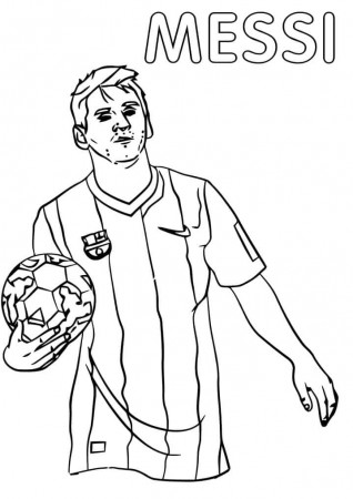 Coloriage Génial Messi - télécharger et imprimer gratuit sur  ColoriageEnfant.Com