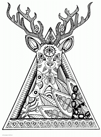 Advanced Animal Coloring Pages || COLORING-PAGES-PRINTABLE.COM