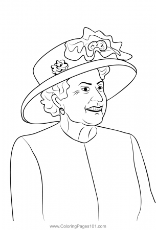 Queen Elizabeth London Coloring Page for Kids - Free England Printable Coloring  Pages Online for Kids - ColoringPages101.com | Coloring Pages for Kids