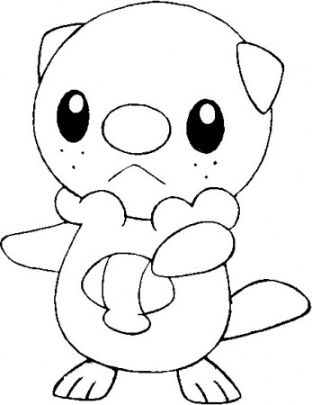 Coloring Pages Pokemon - Oshawott - Drawings Pokemon