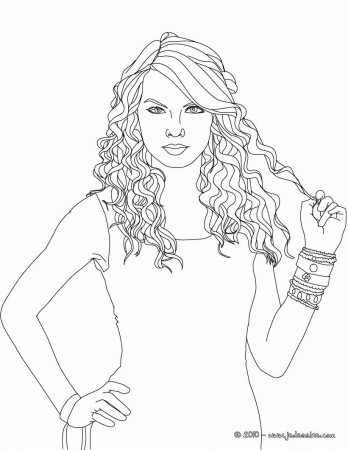 taylor swift coloring pages to print | Cute coloring pages, People coloring  pages, Coloring pages inspirational