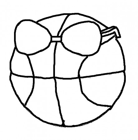 garten of banban coloring page 2 – Basket Ball – Art education