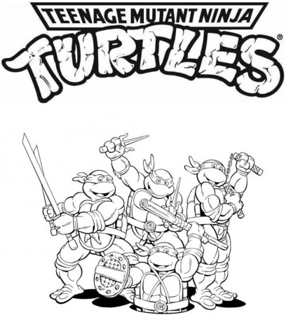 Tmnt - Coloring Pages for Kids and for Adults