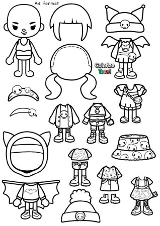 kuromi toca life for paint