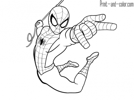 Coloring pages ideas : New Coloring Pages Spider Man Spiderman ...
