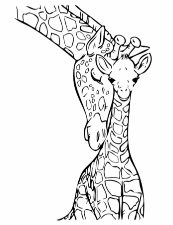 Get This Giraffe Coloring Pages Realistic Animals 31794 !