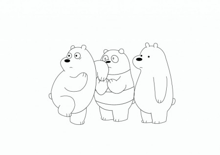 Hand Picked Printable We Bare Bears Coloring Pages Chicago Bears ...