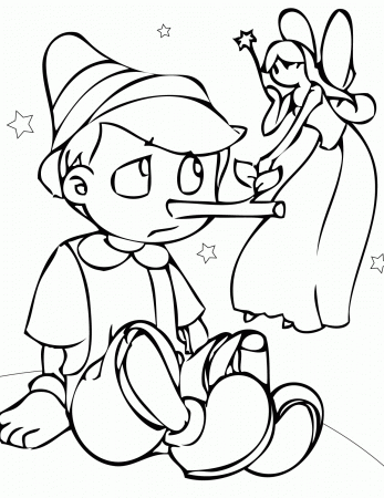 Cartoon Fairy Tales Coloring Pages - Coloring Pages For All Ages