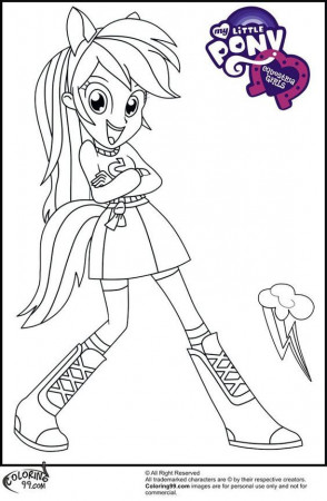 My Little Pony Coloring Pages Rainbow Dash Human - http://east ...