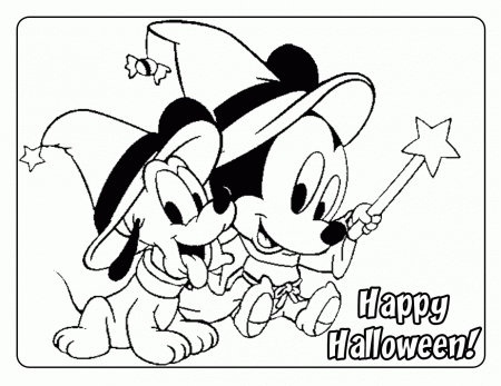 Mickey Mouse's Dog Pluto | Coloring Pages