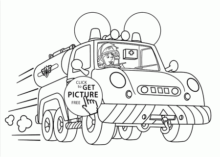 Penny from Fireman Sam coloring pages for kids, printable free