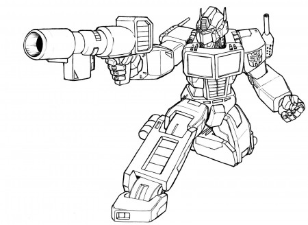 Transformers Optimus Prime Coloring ...