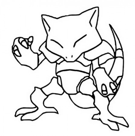 Coloring Pages Pokemon - Abra ...