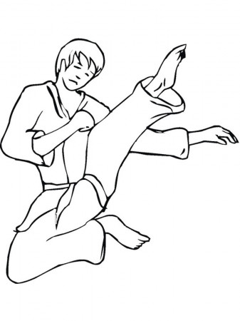 Martial Arts Coloring Pages - Best Coloring Pages For Kids