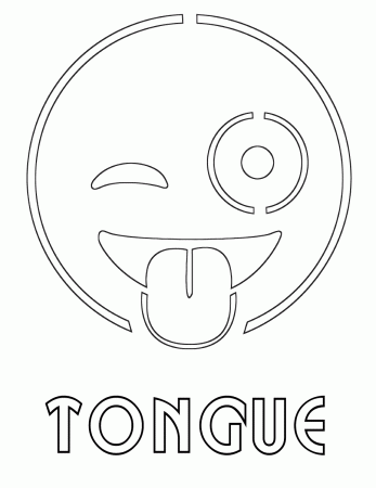 Tongue coloring pages | Coloring pages to download and print