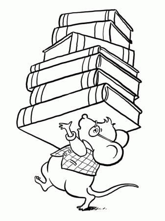 Books Coloring Pages - Best Coloring Pages For Kids