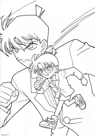 Detective Conan Colouring Pages - Free Colouring Pages