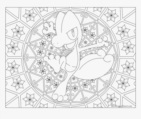 252 Treecko Pokemon Coloring Page - Coloring Pages For Adults Pokemon, HD  Png Download , Transparent Png Image - PNGitem