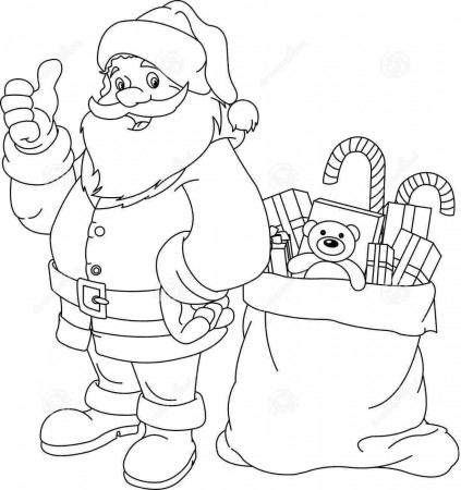santa claus coloring pages | Only Coloring Pages