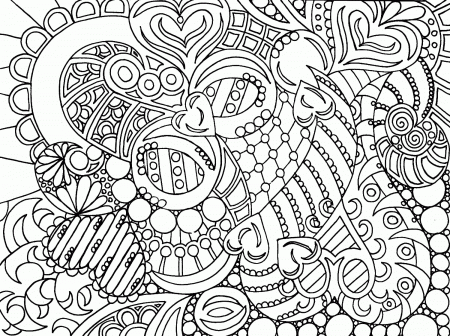 Amazing of Trendy Abstract Coloring Page Printable About #3689