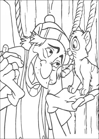 Oliver and Company Coloring Pages