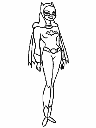 Catwoman coloring pages to download and print for free
