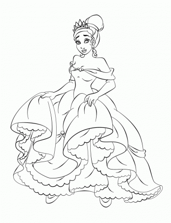 disney princess printable coloring