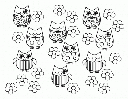 Owl Coloring Pages | Resume Format Download Pdf
