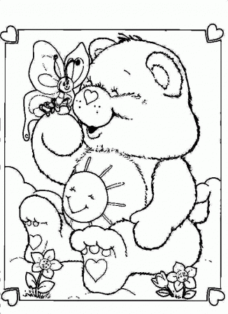 care bears coloring pages | Only Coloring Pages