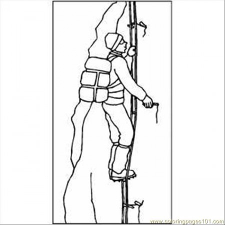 Extreme Mountain Climbing Coloring Page for Kids - Free Mountain Printable Coloring  Pages Online for Kids - ColoringPages101.com | Coloring Pages for Kids