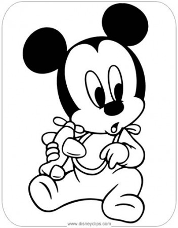 101 Mickey Mouse Coloring Pages