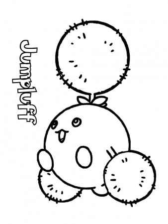 Jumpluff Pokemon coloring pages - Free Printable