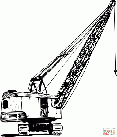 Vintage Crane coloring page | Free Printable Coloring Pages