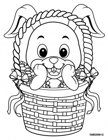 8 free printable Easter coloring pages your kids will love