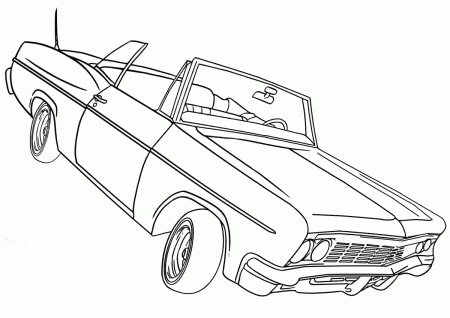 Cabriolet coloring pages | Coloring pages to download and print
