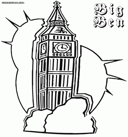 Big Ben coloring pages | Coloring pages to download and print