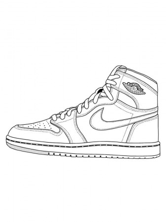 Shoes Coloring Page. The following is our collection of Shoes Coloring Page.  You are free to download and ma… | Sneakers drawing, Sneakers illustration,  Sneaker art