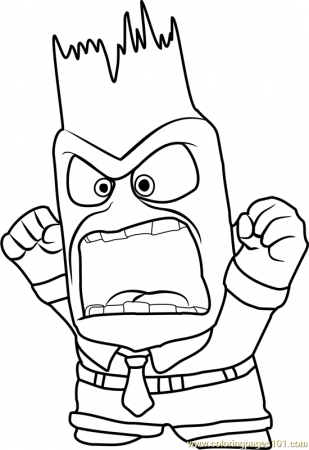 Anger on fire Coloring Page for Kids - Free Inside Out Printable Coloring  Pages Online for Kids - ColoringPages101.com | Coloring Pages for Kids