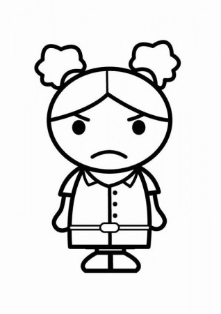Coloring Page angry - free printable coloring pages - Img 24002