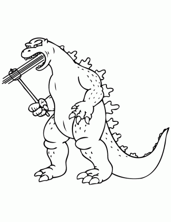 17 Free Godzilla Coloring Pages - Artsy Pretty Plants