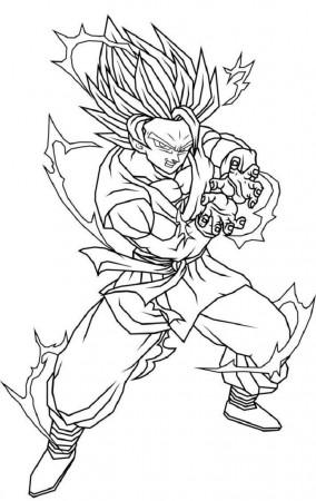 Dragon Ball Z Coloring Pages Kamehameha | Super coloring pages, Dragon  ball, Goku drawing