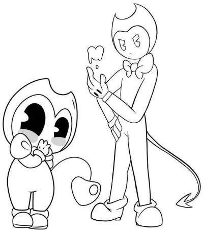 Bendy Coloring Pages Idea - Whitesbelfast