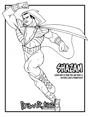 Shazam! (Comic Version) Tutorial | Draw it, Too!