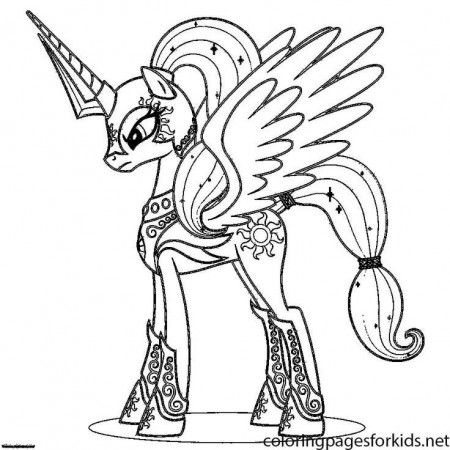 My Little Pony Coloring Pages Luna - High Quality Coloring Pages