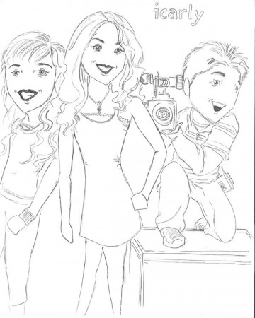 Icarly Coloring Page