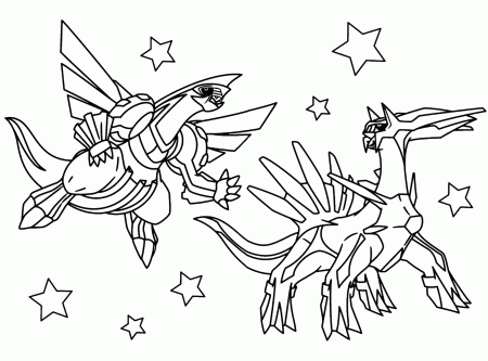 Free Legendary Pokemon Coloring Pages For