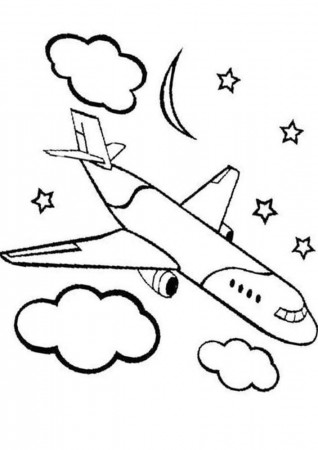 Free & Easy To Print Airplane Coloring Pages - Tulamama
