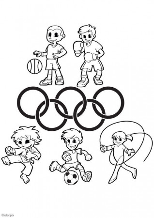 drawing of olympic games - Clip Art Library